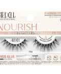 Ardell Nourish Lashes 753 Wispy Natural False Eyelashes with Peptides & Biotin Infused Band Lash Glue Included Fluffy Strip Lashes for Sensitive Eyes