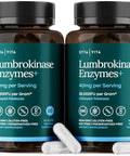 Etta Vita Potent Lumbrokinase Supplement (120 Servings) 40Mg/Serving (Max Activity - 800000 Units) - Lumbrokinase Enzymes Capsules For Energy Support Digestion Cognition & Gut Health - Similar To Nattokinase