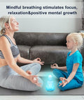 Lalifebuss Mindfulness 'Breathing Yoga' 4-7-8 Guided Visual Meditation Breathing Light Calm Your Mind For Stress & Anxiety Relief/Learn Deep Breathing For Adults Kids Social Emotional Learning