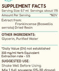 Frankincense B120 Alcohol-Free Herbal Extract Tincture, Concentrated Liquid Drops Natural Frankincense (Boswellia Serrata) Dried Resin (4 fl oz)