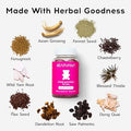 BEARVANA Women's Multivitamin Gummies Top Support - Includes Herbal Extracts & Essential Vitamins - Berry Flavor - 60 Gummies