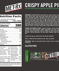 Metrx Big 100 Colossal Protein Bars Crispy Apple Pie Meal Bars 9 Count (Pack Of 2)