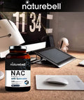 NAcetylCysteine NAC 1200mg Per Serving 200 Capsules NAC 600mg with Quercetin Per Capsule Double Strength NAC Supplements Support Liver Lung Health NonGMO No Gluten