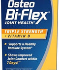 Osteo Biflex Triple Strength With Vitamin D Glucosamine Chondroitin Joint Health Supplement Coated Tablets Red 120 Count