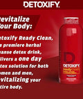 Detoxify Ready Clean Herbal Cleanse " Tropical " 16 Oz " Professionally Formulated Herbal Detox Drink " Enhanced With Milk Thistle Seed Extract & Burdock Root Extract " Plus Sticker.