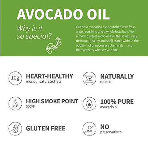 Chosen Foods 100% Pure Avocado Oil Spray, Keto Diet Friendly, Kosher Cooking Spray for Baking, High-Heat Cooking and Frying (6 oz) (Pack of 4)