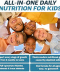 NutriSpec MightyMins Multivitamin for Kids with Iron in Chewable Form for Children from 6 Months Through Adolescence Easier to Absorb Gentle On Digestion 240 Wafers