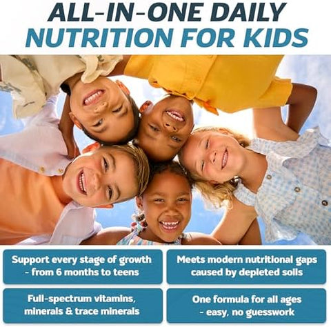 NutriSpec MightyMins Multivitamin for Kids with Iron in Chewable Form for Children from 6 Months Through Adolescence Easier to Absorb Gentle On Digestion 240 Wafers