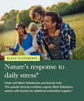 Gaia Herbs Black Elderberry Daily Immune Support Supplement To Help Maintain Wellbeing With Black Elderberries And Acerola Fruit For Antioxidant Support 120 Vegan Capsules (60Day Supply)