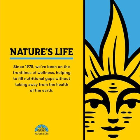 Nature's Life Energizing Niacinamide Vitamin B3 1000mg High Potency No Flush Niacin Supplement Nerve Function Energy and Metabolism Support 60Day 100 Servings 100 Tablets