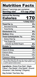 Stoked Oats - Mountain Maple High Protein, Low Sugar Breakfast - Gluten Free, High Fiber, Non GMO Oatmeal - Perfect for overnight oats (11.3oz)