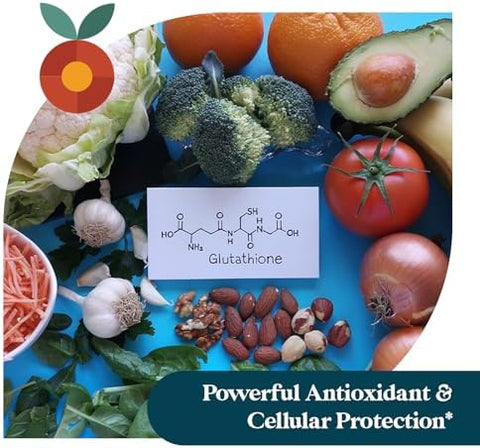Pattern Wellness Glutathione Supplement - Active Reduced Glutathione Formula With Added Vitamin C - Cell Antioxidant + Immune Health Support - 30 Vegan Capsules