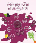 IvyBears Radiant Glow and Immune Gummies Vibrant Skin with VERISOL and Hyaluronic Acid + Daily Immunity with Vitamin C and Zinc Vegan 2Pack