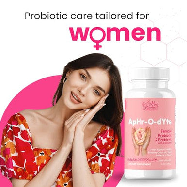 Mila Miamor Aphr O Dyte Women's Probiotic And Prebiotic With Cranberry 60 Capsules