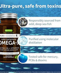 Advanced Omega-3 Wild Fish Oil & Vitamin D3 1000Iu, 1-A-Day, Triglyceride Form Epa & Dha Fatty Acids, Fast-Acting Rtg, Ultra Pure & Non-Gmo, 60 Softgels, By Igennus
