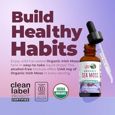 Maryruth's Organic Irish Sea Moss Liquid Drops 1 Fl Oz
