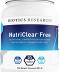 Biotics Research NutriClear Easy-to-Use Powder. Nutritional Support for Detoxification and Metabolic Clearing. Glutathione. NAC. 17 g Organic Pea Protein Per Serving. Medium Chain Triglycerid