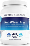 Biotics Research NutriClear Easy-to-Use Powder. Nutritional Support for Detoxification and Metabolic Clearing. Glutathione. NAC. 17 g Organic Pea Protein Per Serving. Medium Chain Triglycerid
