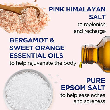 Dr Teal'S Epsom Salt Magnesium Soak Restore & Replenish With Pink Himalayan Salt 3 Lbs