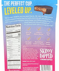 Skinnydipped Caramel Peanut Paradise Cups, No Sugar Alcohols, 1g Sugar per Cup, 2.2 Net Carb per Cup, Kosher, Keto, Gluten Free & Non-GMO, 3.17 Ounce (Pack of 10)