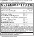 Emerald Labs Allergy Health - Natural Allergy Support With Quercetin Phytosome, Bromelain, Vitamin C As Pureway-C & More - Vegan & Gluten- - 90 Vegetable Capsules (30-Day Supply)