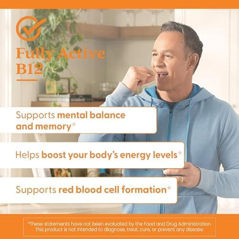DoctorS Best Chewable Vitamin B12 Methylcobalamin For Men and Women Vitamin B 12 5000 Mcg Vit B12 Supplement Vegan Gluten Non Gmo Fully Active Mixed Berries Flavor 60 Tablets