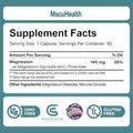 MacuHealth Magnesium Glycinate and LThreonate 145mg 90 Capsules Highly Absorbable Magnesium for Energy Calm and Focus Gentle on Stomach Vegan NonGMO Premium Chelated Magnesium Supplement