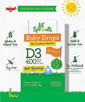 Carlyle Baby Vitamin D3 Liquid Drops 400 IU |.31oz (9.2 mL) 1 Year Supply (365 Servings) Vegetarian NonGMO and Gluten Free By Lil' Sprouts