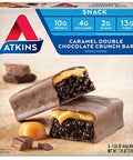 Atkins Chocolate Cra Me Protein Wafer Crisps Protein Dessert 4G Net Carb 1G Sugar High In Fiber Keto Friendly 5 Count