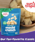 Sun Tropics Mochi Snack Bites Sea Salt Dairy Free Gluten Free 3.5 Oz (Pack of 12)