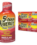 5Hour Energy Regular Strength Energy Shot 1.93Oz 20Pack " Sugar Caffeine Energy Booster With Bvitamins & Amino Acids " Zero Calorie (20 Bottles " Single Flavor Berry Regular Strength)