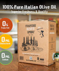 Frantoio Uliveti Umbri Bag in Box Olive Oil | Authentic Italian Extra Virgin Olive Oil | Perfect for Finishes and Dressings | Cold Pressed 100% Made in Italy | Bag-in-Box 3L (101.4 Fl Oz)