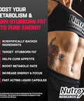 Nutrex Lipo-6 Black Max Strength Fat Burner - Fast Acting Energy Weight Loss Diet Pills Appetite Suppressant Metabolism Booster 120 Capsules