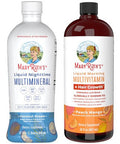 Maryruth's Nighttime Multimineral (Coconut & Multivitamin Liquid + Hair Growth (Peach 32Oz