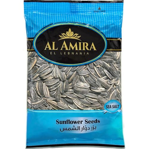 Al Amira Nuts - Roasted & Sea Salted Sunflower Seeds (4 PACK), 250g x 4