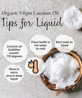 Tropicana Virgin Coconut Oil USDA Organic 8.45 fl. oz. Whole Kernel Cold-Pressed Coconut Oil Hexane-Free Not-Hydrogenated Great for Hair & Skin with Delicious Light Coconut Flavor & Aroma