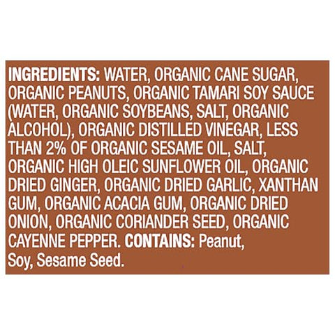 Sky Valley Thai Peanut Sauce - Gluten Free Peanut Sauce, Mild Heat, Authentic Flavor, Organic, Vegan, Non GMO, Gluten Free, Peanut Sauce for Spring Rolls- 14 Oz