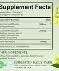 120 Count Nad Plus Supplement, Liposomal Nicotinamide Riboside Capsules 900Mg With Resveratrol & Quercetin, High Purity Nicotinamide For Anti-Aging, Cell Gegeneration/Energy/Immune Booster