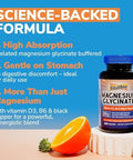Vitamin D3 K2 Supplement 10000 IU 90 Softgels and Magnesium Glycinate 420mg with Vitamin D3 and B6 240 Capsules