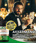 OYIR 300 Billion Afu Akkermansia Probiotic Glp 1 Probiotic Akkermansia Muciniphila Supplement Support Digestive, Immune, Overall Health For Men and Women Enhances Gut Lining Function