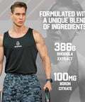 Six Star Nutrition Testosterone Booster For Men With Rhodiola Extract And Boron Citrate - Male Gym Workout Supplements For Muscle Growth Stamina & Energy - 60 Pills