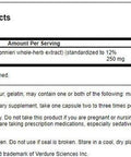 Swanson Bacopa Monnieri Extract Bacognize 250 Milligrams 90 Capsules