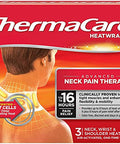 Thermacare Neck Shoulder And Wrist Heatwrap - 3 Count - Pack Of 8