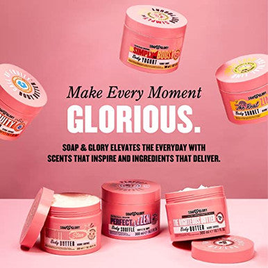 Soap & Glory All The Right Smoothes In-Shower Moisturizer - Lock In Lasting Hydration With Our Avocado Oil Vitamin E & Vitamin C Body Moisturizer - Citrus Scent Body Lotion For Use In Shower (250Ml)