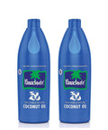 Parachute Coconut Oil| 100% Pure & Natural| Unrefined Coconut Oil| No Chemicals & Preservatives| Fresh Long Lasting Aroma| Untouched By Hands| 15 Fl Oz | Pack of 2