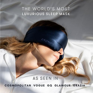 Drowsy Deep Sleep Bundle Sleep This Season. Luxury Silk Sleep Mask Drowsy Dusty Gold Sleep Mask And Drowsy Deep Sleep Sos Pillow Spray