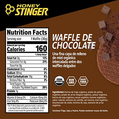 Honey Stinger Stinger Waffle - 12-Pack Chocolate, One Size