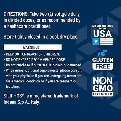 Life Extension Advanced Milk Thistle, Silymarin, Silybin, Phospholipids, Promotes Healthy Liver Function, Gluten-Free, Non-Gmo, 60 Softgels