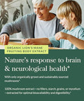 Gaia Herbs Lion'S Mane Mushroom Natural Brain Support Supplement Made With Organic Lion'S Mane Mushrooms From Gluten Soy & Dairy 60 Vegan Gummies (30 Servings)