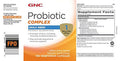 Gnc Probiotic Complex Daily Need With 1 Billion Cfus, 100 Capsules, Daily Probiotic Support